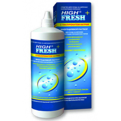 раствор High Fresh+ с гиалуронатом натрия 120 мл.