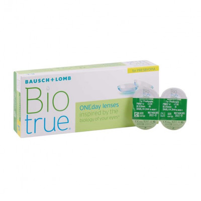 мультифокальные линзы Biotrue ONEday for Presbyopia (30 линз)