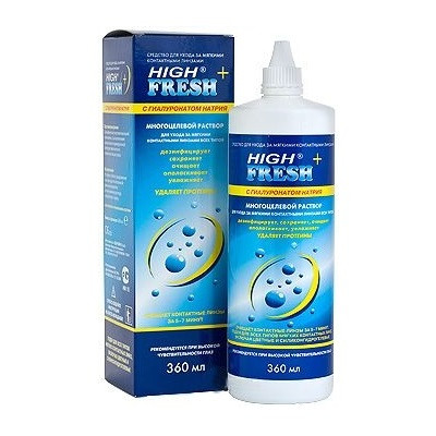 High Fresh+ 360мл с гиалуронатом натрия